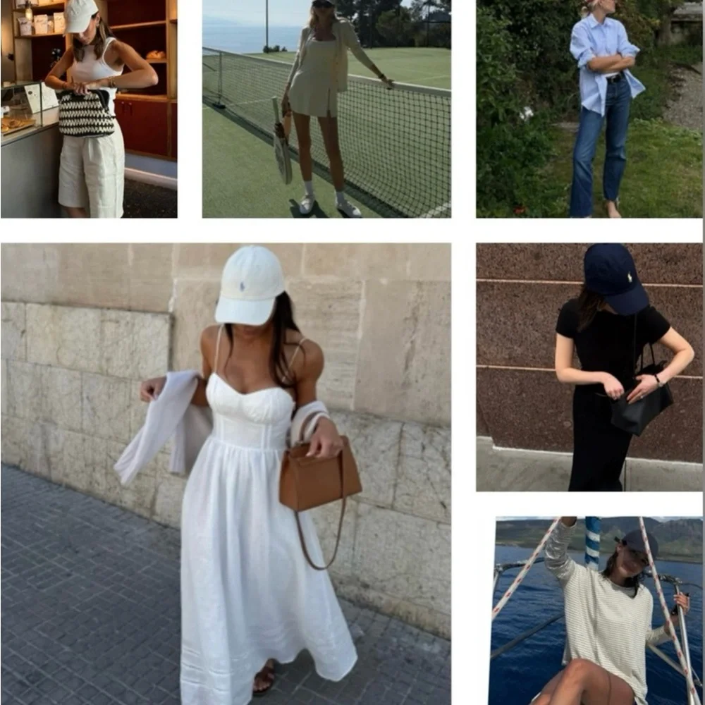 BURBERRY 2025 ACCESSORY IS A BASEBALL CAP! BRIGHT BLUE WITH EMBROIDERED LOGO - Picture 4 of 14